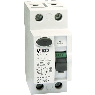 VİKO  kacak akım 2x40 amper 30ma